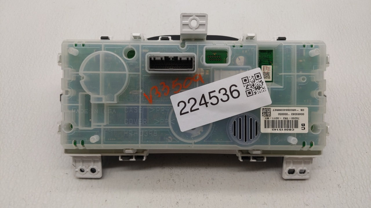 2014-2015 Honda Civic Instrument Cluster Speedometer Gauges P/N:78200-TR3-A011-M1 78200-TR3-A212-M1 Fits Fits 2014 2015 OEM 