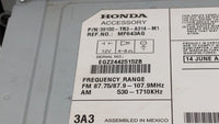 2013-2015 Honda Civic Radio AM FM Cd Player Receiver Replacement P/N:39100-TR3-A314-M1 39100-TS8-L314-M1 Fits Fits 2013 2014