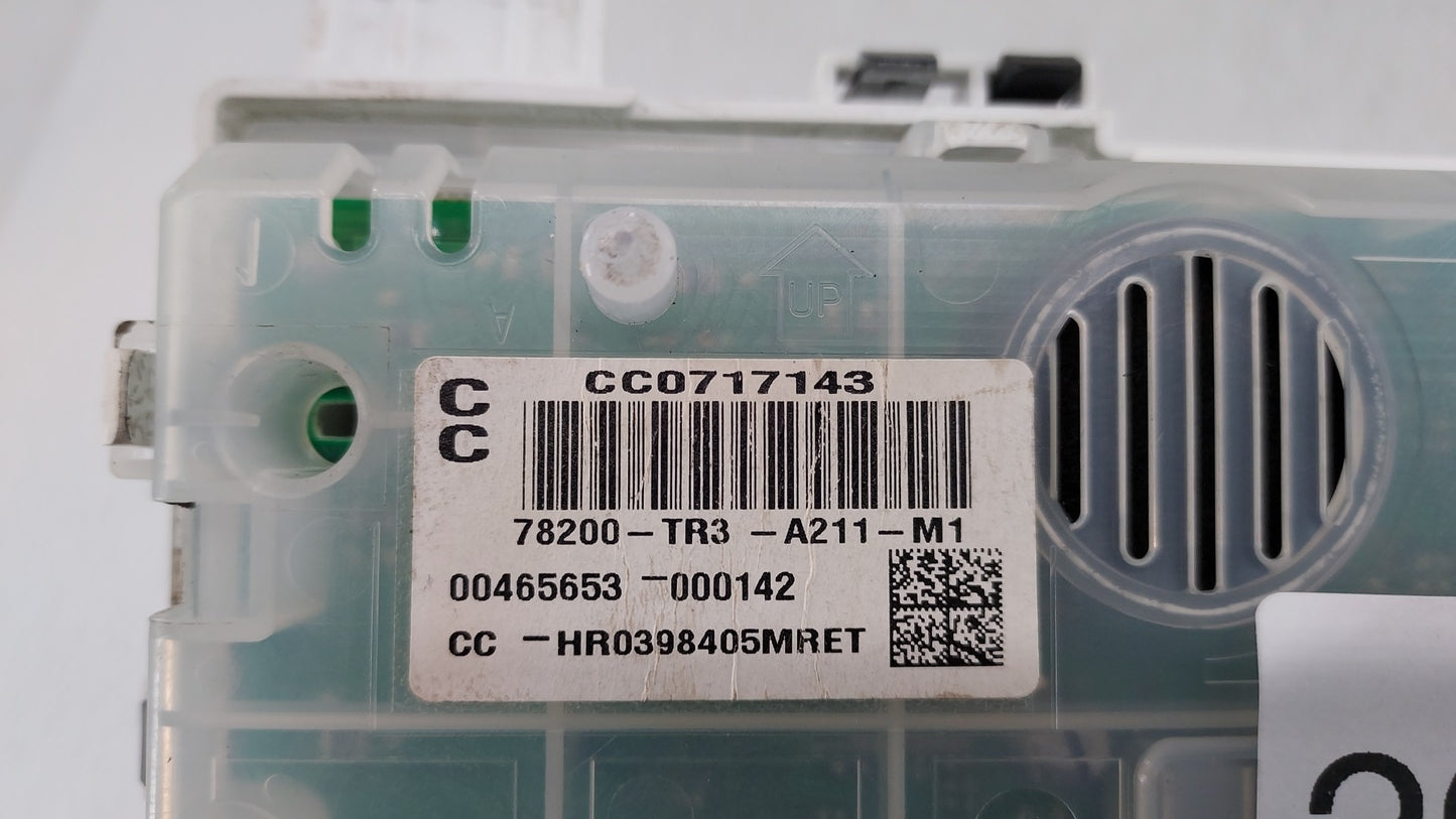 2014-2015 Honda Civic Instrument Cluster Speedometer Gauges P/N:78200-TR3-A211-M1 78200-TR3-A212-M1 Fits Fits 2014 2015 OEM 