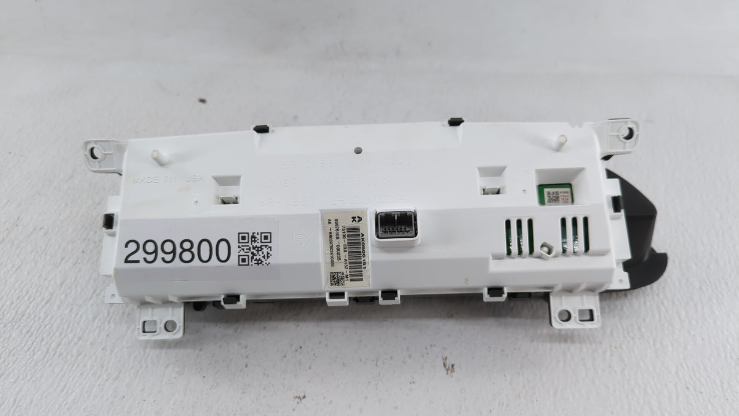 2012-2015 Honda Civic Instrument Cluster Speedometer Gauges P/N:78260-TR0-A132-M1 78200-TR3-A212-M1 Fits Fits 2012 2013 2014