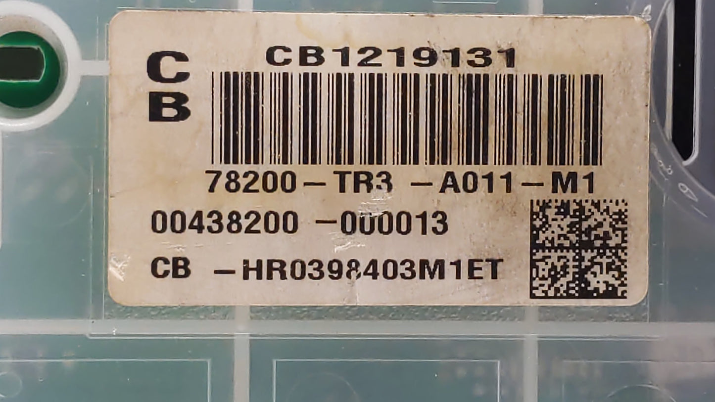 2014-2015 Honda Civic Instrument Cluster Speedometer Gauges P/N:78200-TR3-A011-M1 78200-TR3-A212-M1 Fits Fits 2014 2015 OEM 