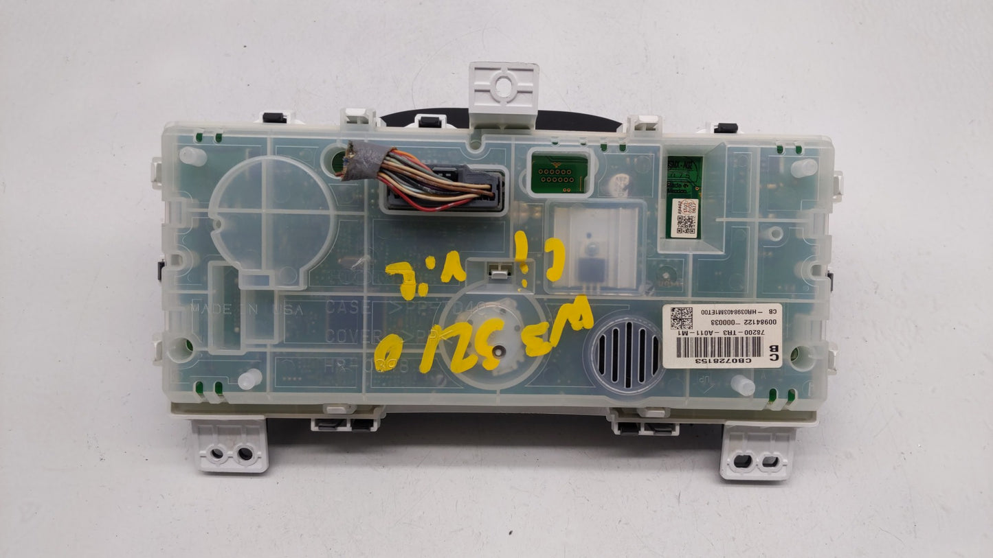 2014-2015 Honda Civic Instrument Cluster Speedometer Gauges P/N:78200-TR3-A011-M1 78200-TR3-A212-M1 Fits Fits 2014 2015 OEM 