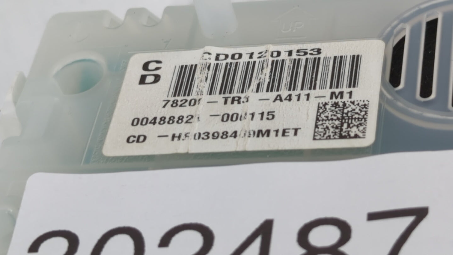 2014-2015 Honda Civic Instrument Cluster Speedometer Gauges P/N:78200-TR3-A411-M1 78200-TR3-A011-M1 Fits Fits 2014 2015 OEM 