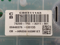 2014-2015 Honda Civic Instrument Cluster Speedometer Gauges P/N:78200-TR3-A211-M1 78200-TR3-A212-M1 Fits Fits 2014 2015 OEM 