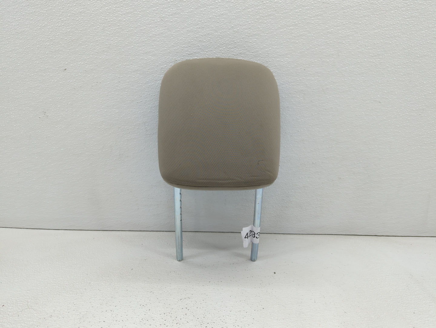 Honda Civic Headrest Head Rest Front Driver Passenger Seat Light Gray - Oemusedautoparts1.com