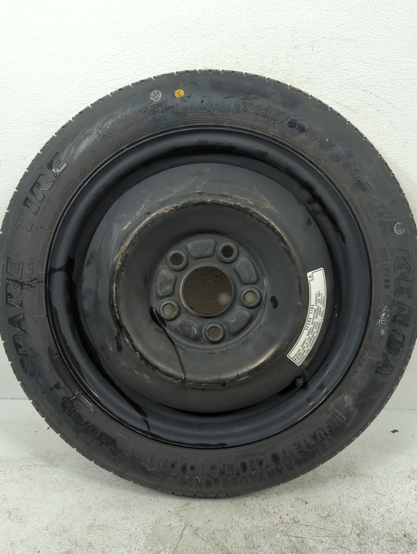 2014 Honda Civic Spare Donut Tire Wheel Rim Oem - Oemusedautoparts1.com