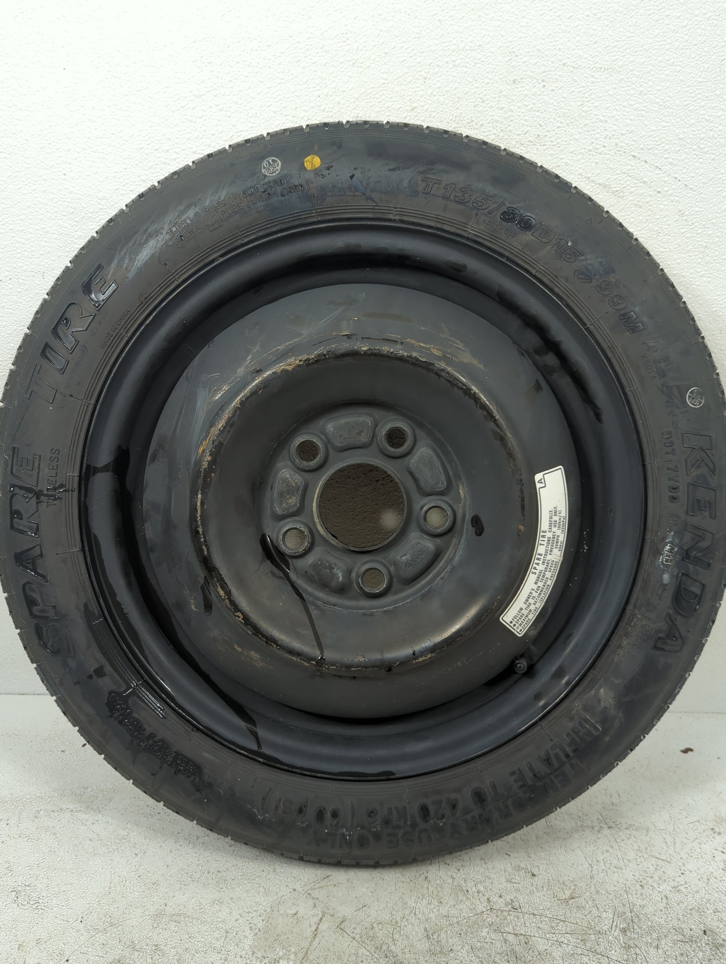 2014 Honda Civic Spare Donut Tire Wheel Rim Oem - Oemusedautoparts1.com