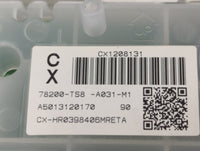 2014 Honda Civic Instrument Cluster Speedometer Gauges P/N:78200-TS8-A031-M1 Fits OEM Used Auto Parts - Oemusedautoparts1.co