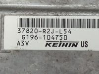 2014-2015 Honda Civic PCM Engine Control Computer ECU ECM PCU OEM P/N:G196-104750 37820-R2J-L54 Fits Fits 2014 2015 OEM Used