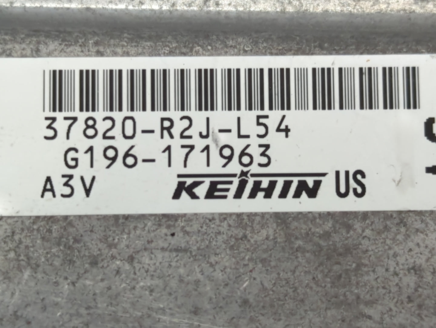 2014-2015 Honda Civic PCM Engine Control Computer ECU ECM PCU OEM P/N:G196-171963 37820-R2J-L54 Fits Fits 2014 2015 OEM Used