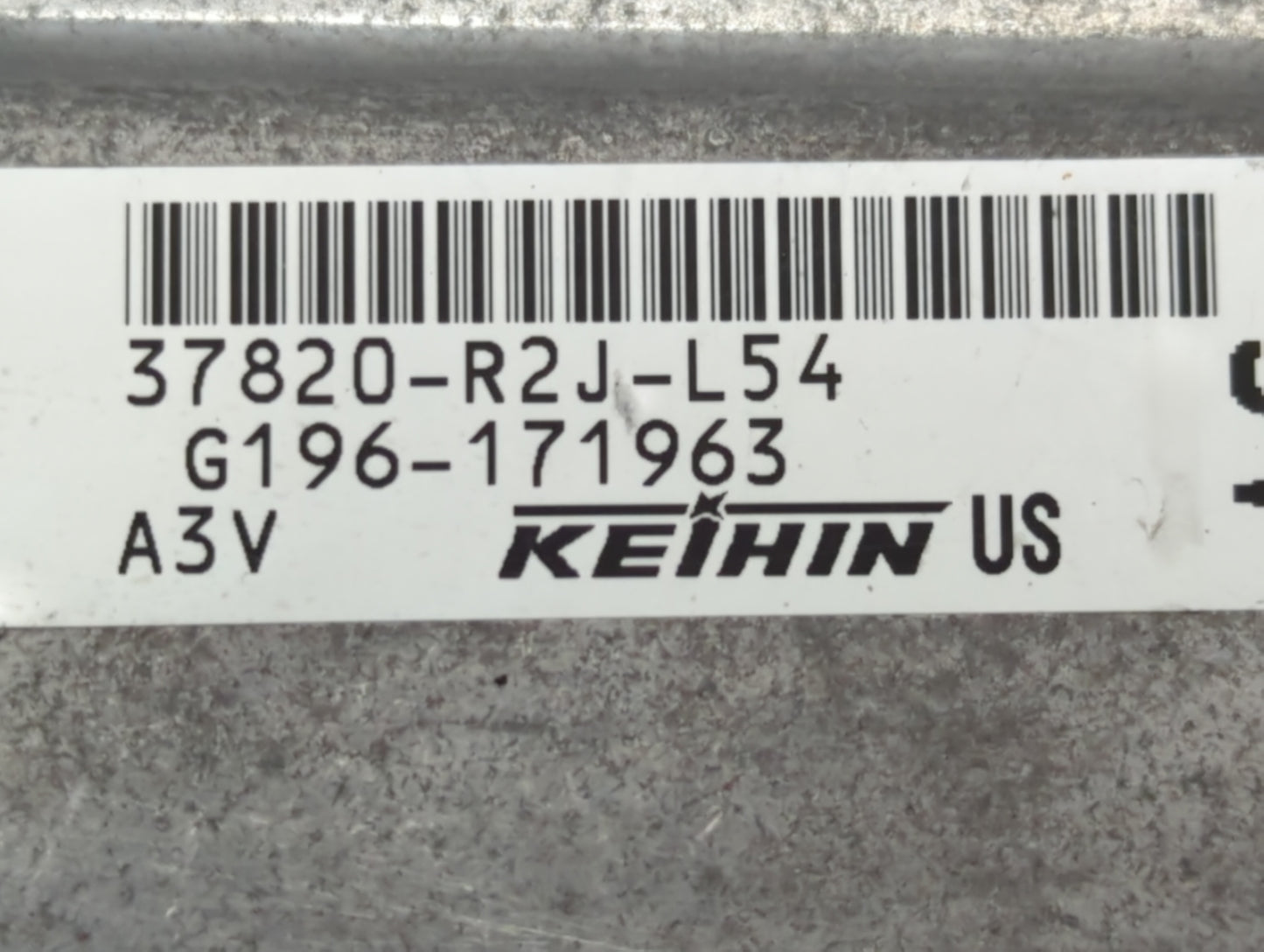 2014-2015 Honda Civic PCM Engine Control Computer ECU ECM PCU OEM P/N:G196-171963 37820-R2J-L54 Fits Fits 2014 2015 OEM Used