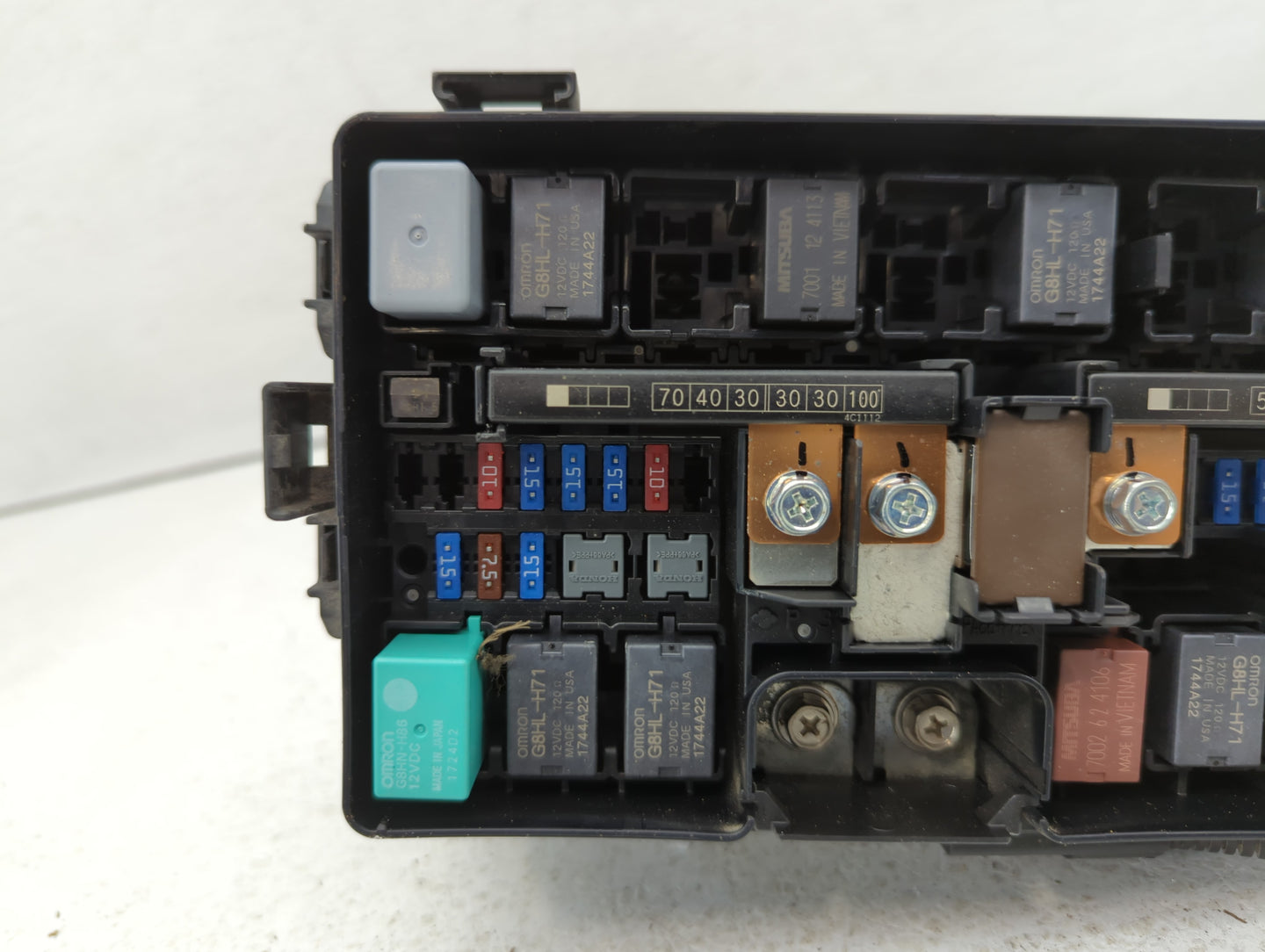 2012-2015 Honda Civic Fusebox Fuse Box Panel Relay Module P/N:072R20W0EN Fits Fits 2012 2013 2014 2015 OEM Used Auto Parts -