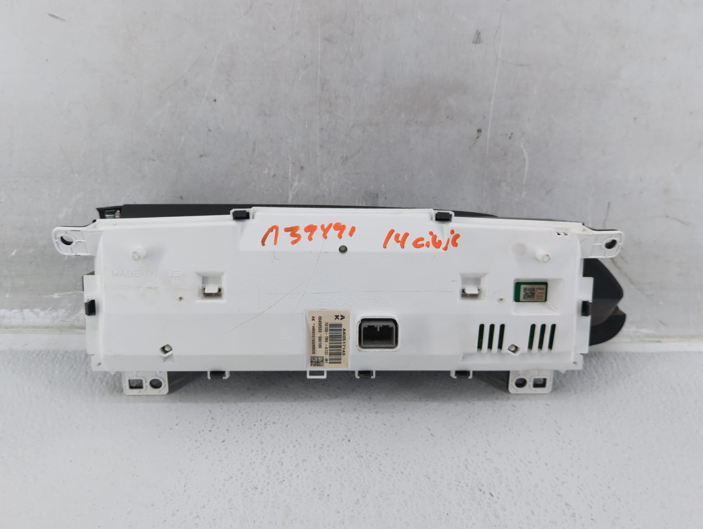 2012-2015 Honda Civic Instrument Cluster Speedometer Gauges P/N:78100-TR0-A132-M1 AK0517143 Fits Fits 2012 2013 2014 2015 OE