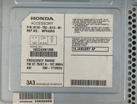 2013-2015 Honda Civic Am Fm Cd Player Radio Receiver - Oemusedautoparts1.com