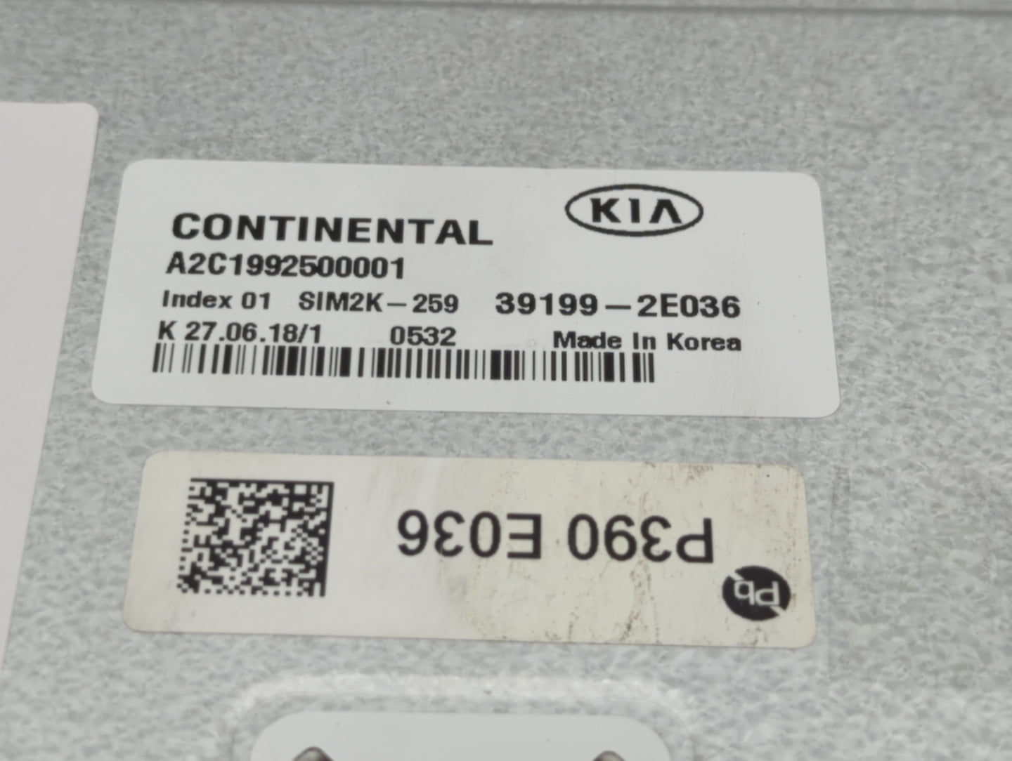 2014-2015 Honda Civic PCM Engine Control Computer ECU ECM PCU OEM P/N:A2C1992500001 39199-2E036 Fits Fits 2014 2015 OEM Used
