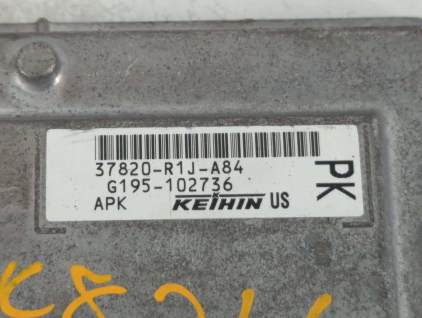 2014-2015 Honda Civic PCM Engine Control Computer ECU ECM PCU OEM P/N:37820-R1J-A84 Fits Fits 2014 2015 OEM Used Auto Parts 