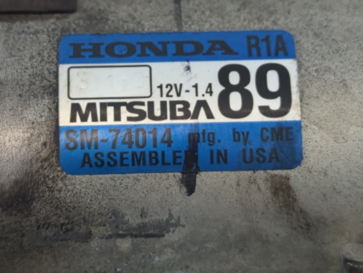 2013-2015 Honda Civic Car Starter Motor Solenoid OEM P/N:SM-74014 Fits Fits 2013 2014 2015 2016 2017 2018 2019 2020 2021 202