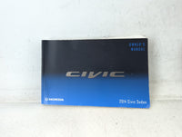 2014 Honda Civic Owners Manual Book Guide P/N:00X31-TR3-6201 31TR3620 OEM Used Auto Parts - Oemusedautoparts1.com