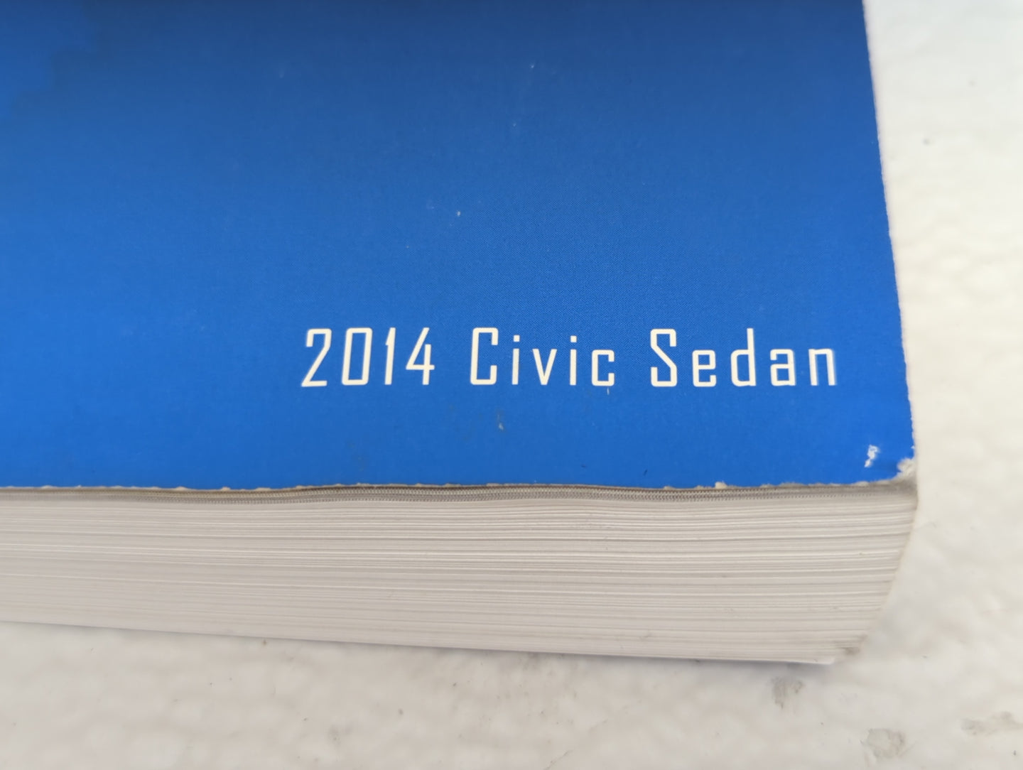 2014 Honda Civic Owners Manual Book Guide P/N:00X31-TR3-6201 OEM Used Auto Parts - Oemusedautoparts1.com