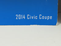 2014 Honda Civic Owners Manual Book Guide P/N:00X31-TS8-6210 31TS8621 OEM Used Auto Parts - Oemusedautoparts1.com