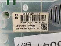 2014-2015 Honda Civic Instrument Cluster Speedometer Gauges P/N:CB0416141 78200-TR3-A011-M1 Fits Fits 2014 2015 OEM Used Aut