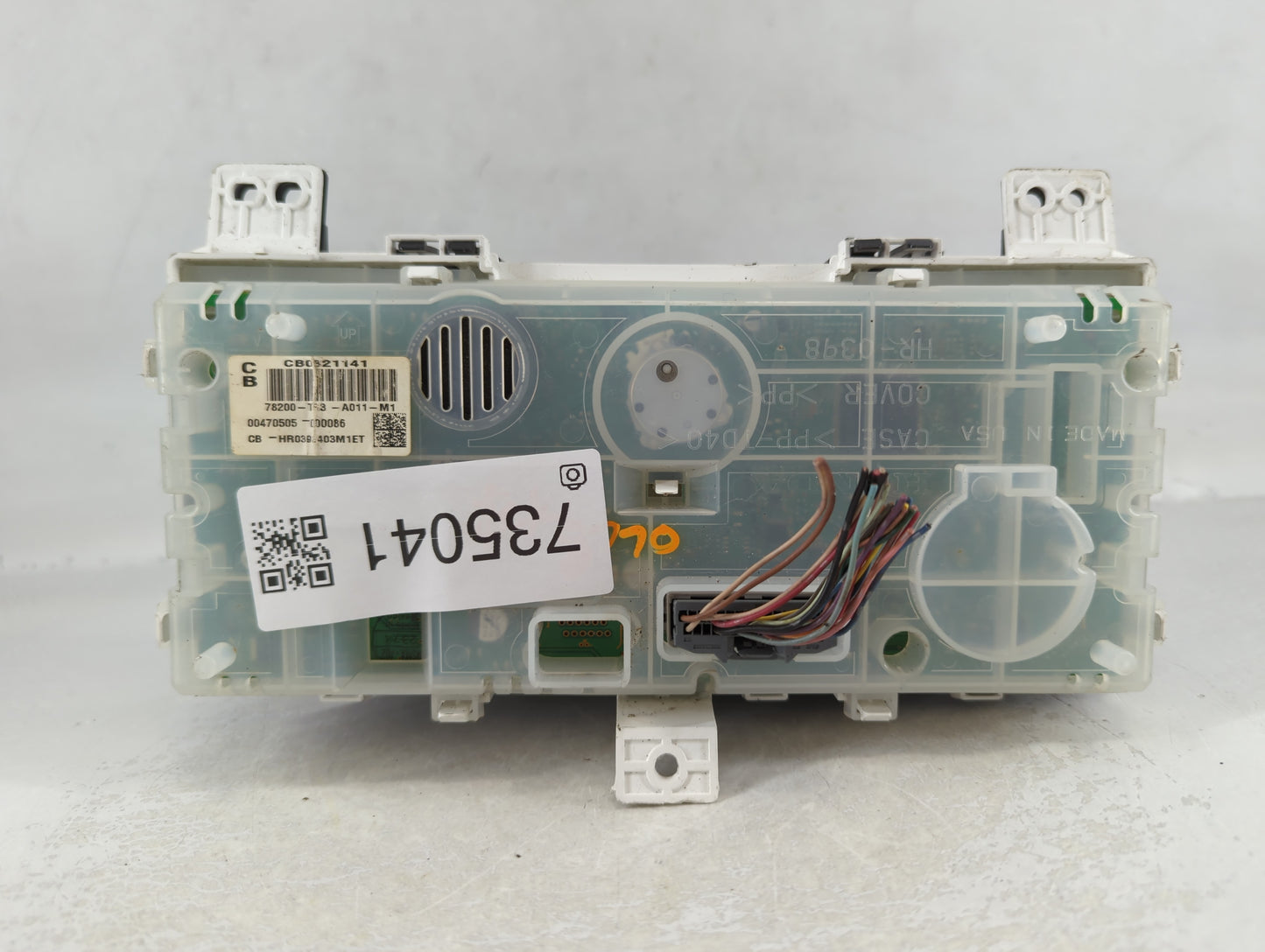 2014-2015 Honda Civic Instrument Cluster Speedometer Gauges P/N:CB0416141 78200-TR3-A011-M1 Fits Fits 2014 2015 OEM Used Aut