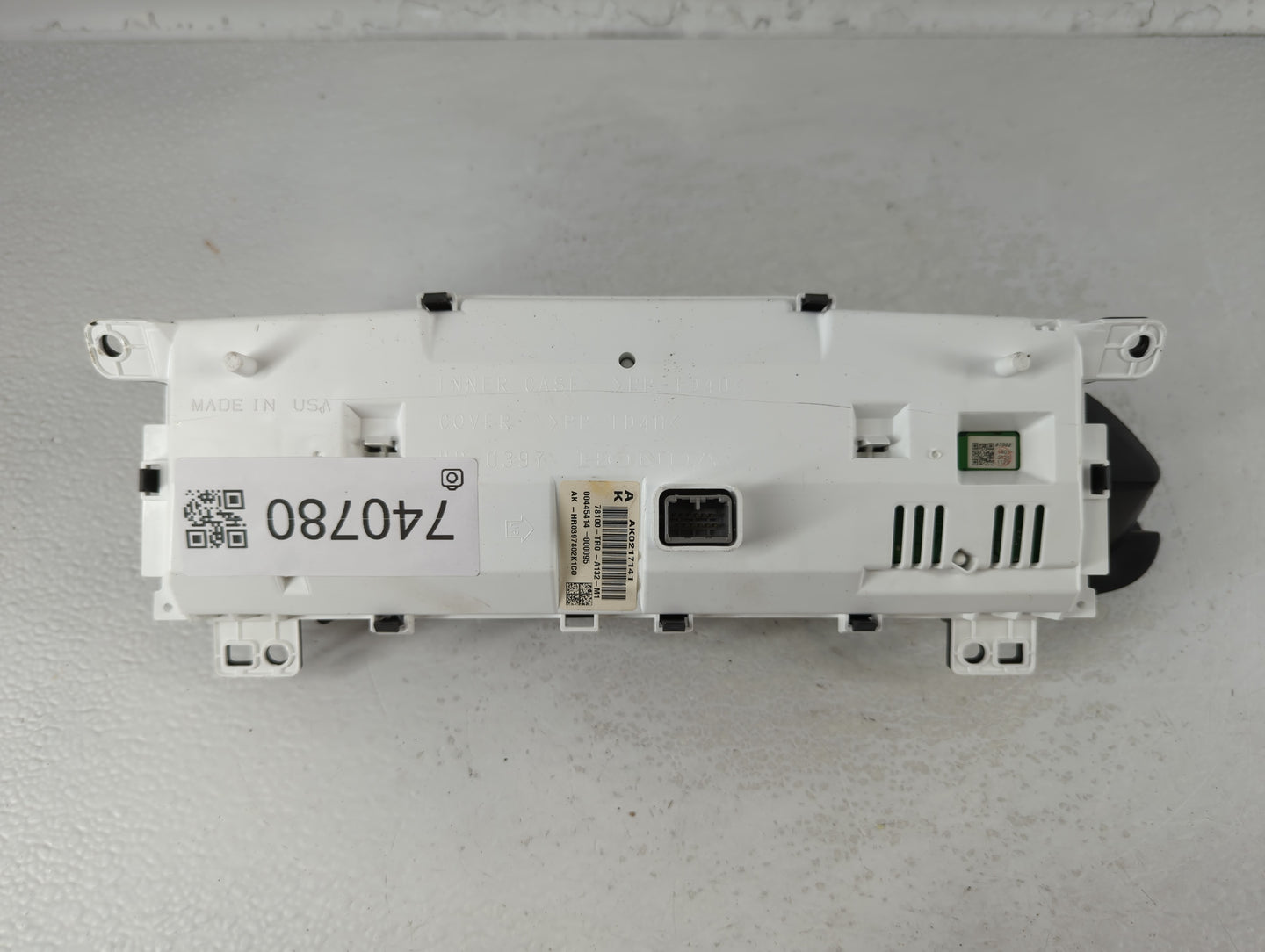 2012-2015 Honda Civic Instrument Cluster Speedometer Gauges P/N:78100-TR0-A132-M1 Miles: Fits Fits 2012 2013 2014 2015 OEM U