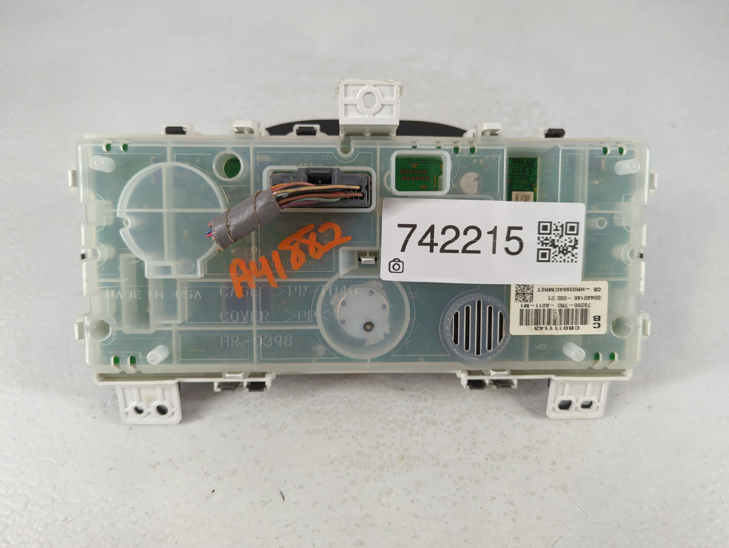 2014-2015 Honda Civic Instrument Cluster Speedometer Gauges P/N:CB0314143 78200-TR3-A011-M1 Fits Fits 2014 2015 OEM Used Aut