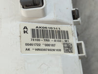 2012-2015 Honda Civic Instrument Cluster Speedometer Gauges P/N:78100-TR0-A132-M1 AK0610141 Fits Fits 2012 2013 2014 2015 OE