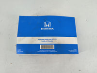 2014 Honda Civic Owners Manual Book Guide P/N:31T20620 00X31-T20-6200 OEM Used Auto Parts - Oemusedautoparts1.com