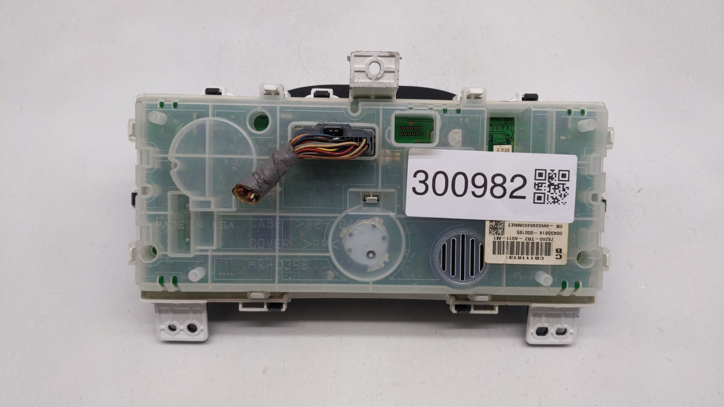 2014 Honda Civic Instrument Cluster Speedometer Gauges P/N:78200-TR3-A011-M1 Fits Fits 2012 2013 2015 OEM Used Auto Parts - 