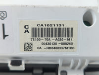 2014 Honda Cr-V Instrument Cluster Speedometer Gauges P/N:78100-T0A-A020-M1 Fits OEM Used Auto Parts - Oemusedautoparts1.com