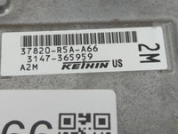 2012-2014 Honda Cr-V PCM Engine Control Computer ECU ECM PCU OEM P/N:37820-R5A-A66 Fits Fits 2012 2013 2014 OEM Used Auto Pa