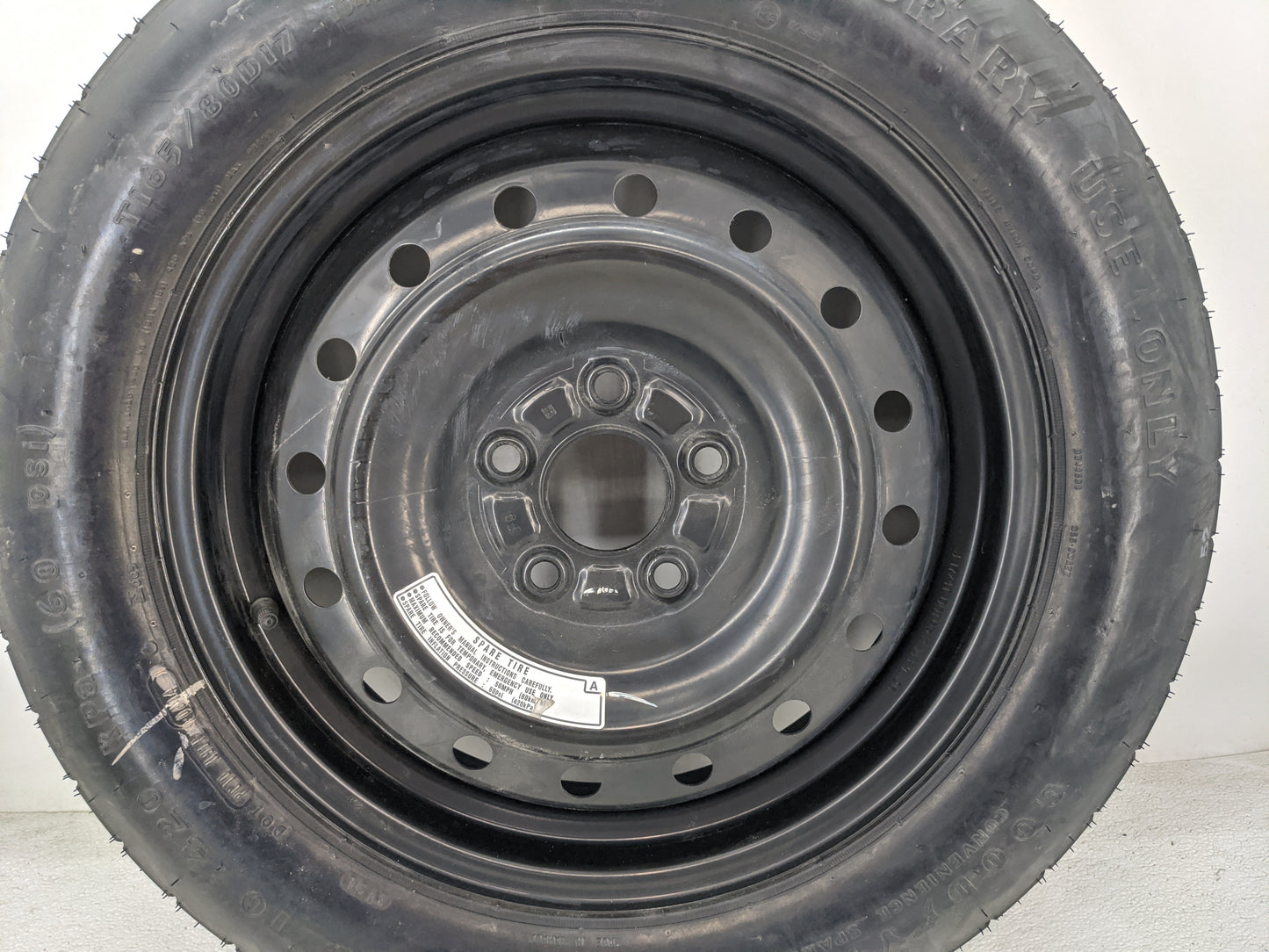2012-2016 Honda Cr-v Spare Donut Tire Wheel Rim Oem - Oemusedautoparts1.com