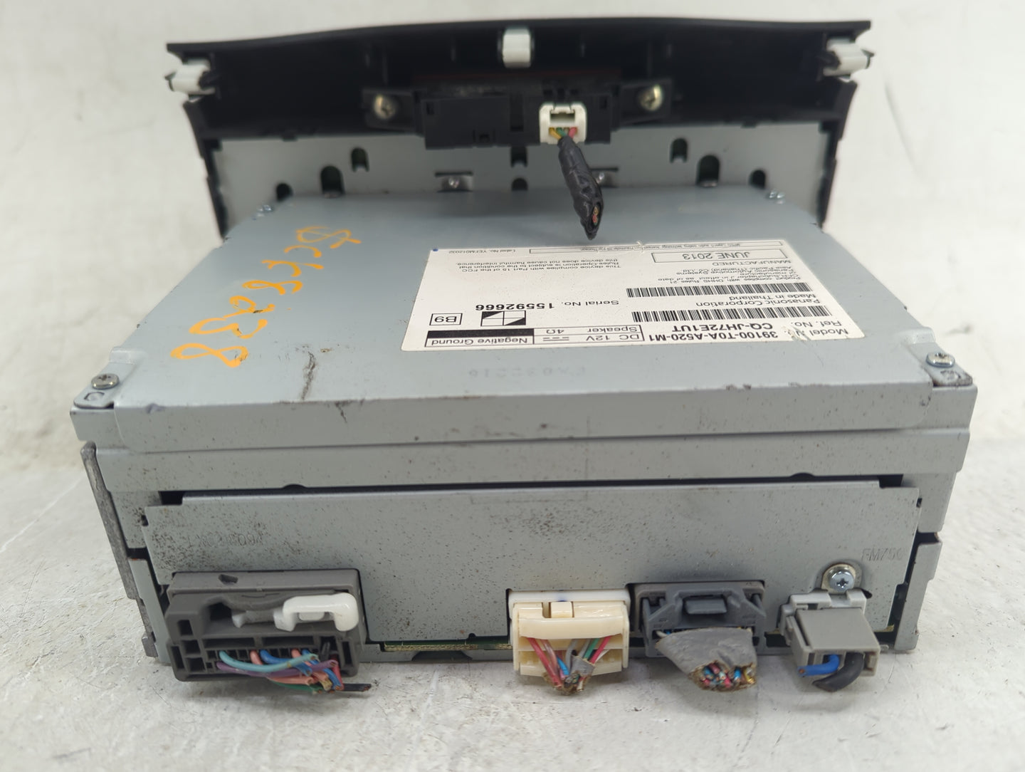 2012-2014 Honda Cr-V Radio AM FM Cd Player Receiver Replacement P/N:39100-T0A-A520-M1 Fits Fits 2012 2013 2014 OEM Used Auto