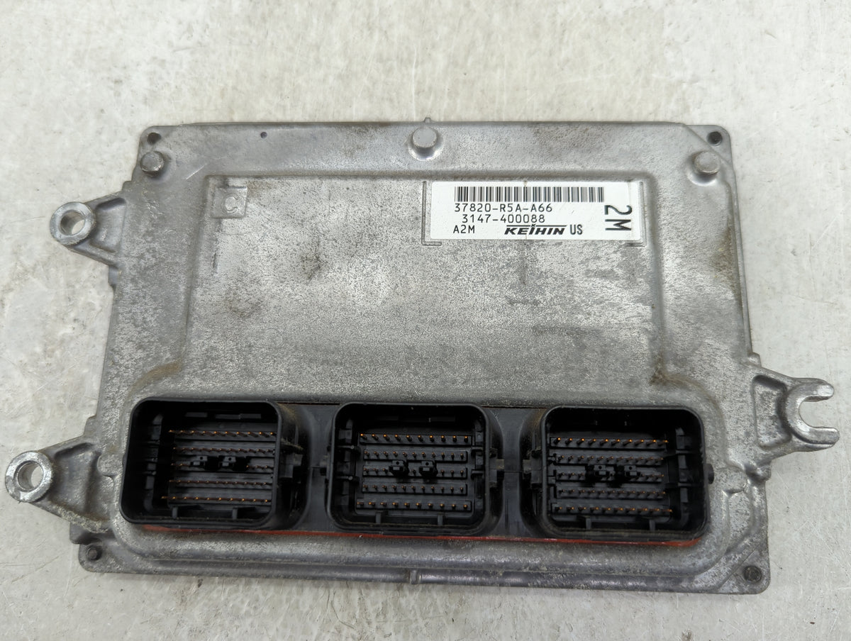 2012-2014 Honda Cr-V PCM Engine Control Computer ECU ECM PCU OEM P/N:37820-R5A-A66 Fits 2012 2013 2014 OEM Used Auto Parts -