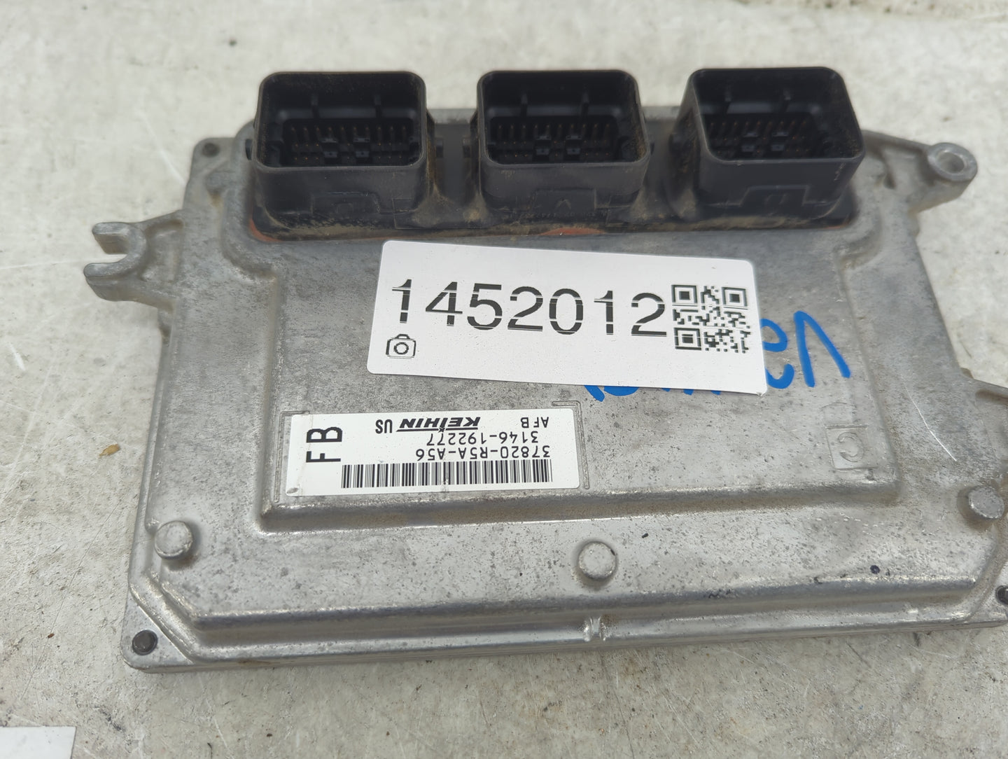 2012-2014 Honda Cr-V PCM Engine Control Computer ECU ECM PCU OEM P/N:37820-R5A-A56 Fits Fits 2012 2013 2014 OEM Used Auto Pa