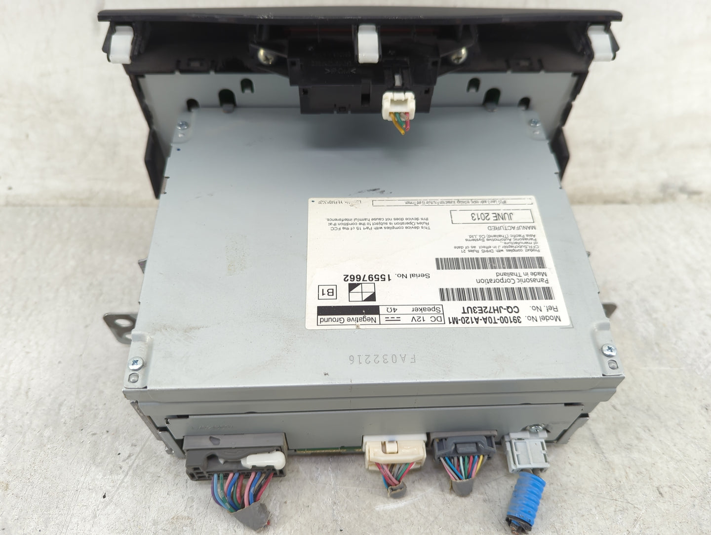 2012-2014 Honda Cr-V Radio AM FM Cd Player Receiver Replacement P/N:FA032216 39100-T0A-A120-M1 Fits Fits 2012 2013 2014 OEM 