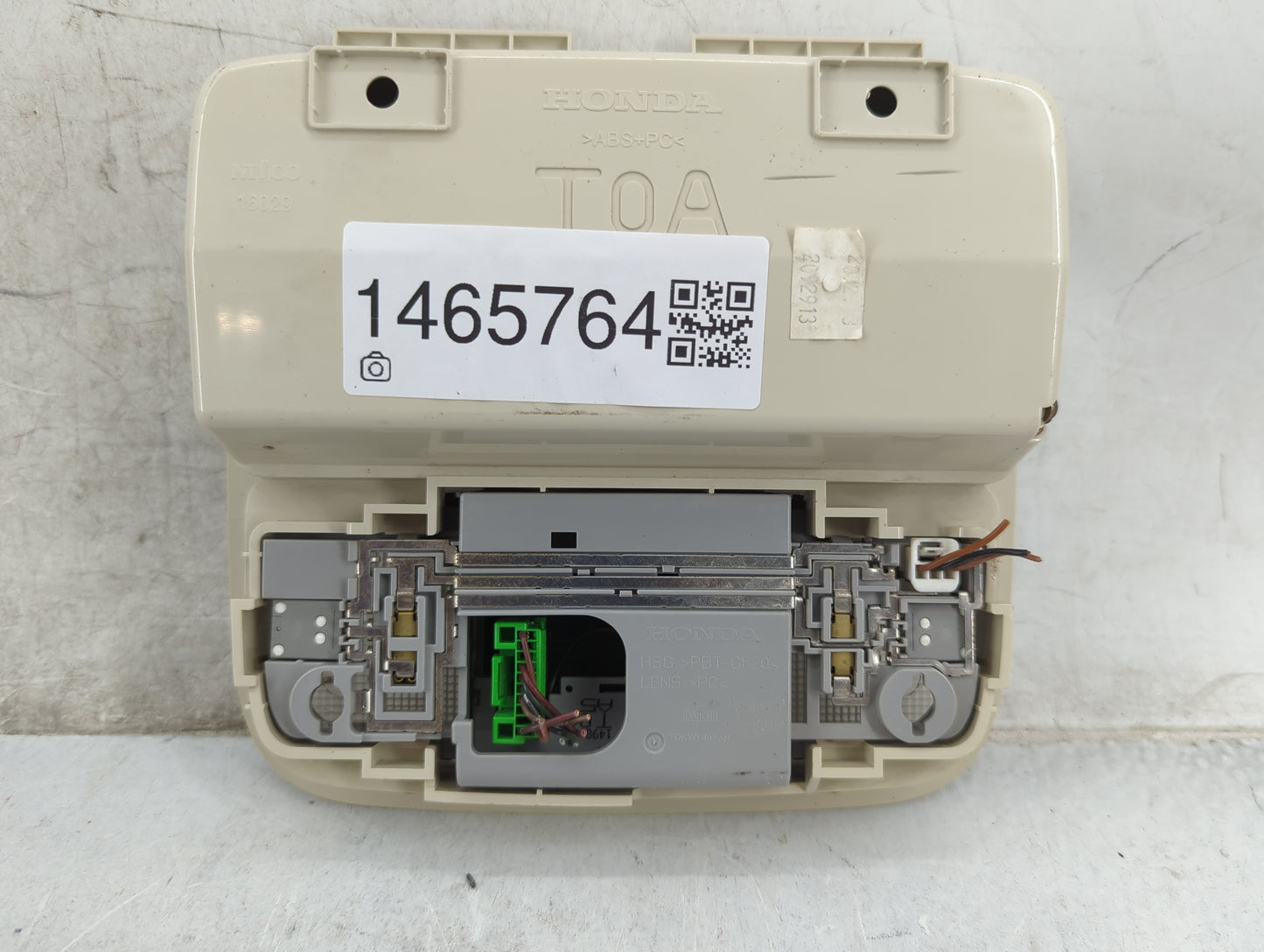 2012-2016 Honda Cr-v Overhead Roof Console Beige - Oemusedautoparts1.com