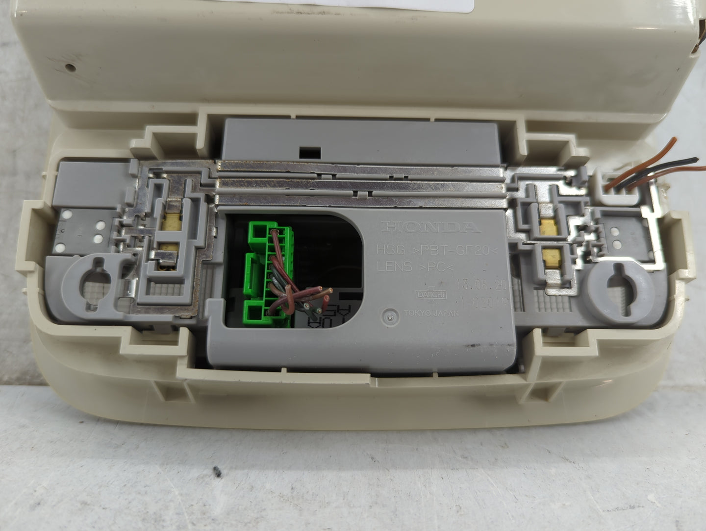 2012-2016 Honda Cr-v Overhead Roof Console Beige - Oemusedautoparts1.com