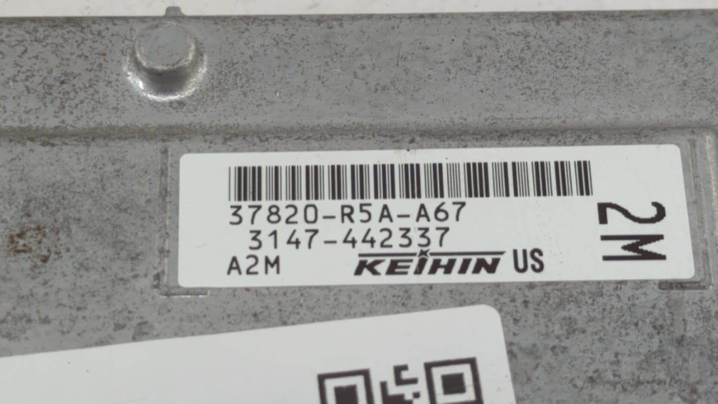 2012-2014 Honda Cr-V PCM Engine Control Computer ECU ECM PCU OEM P/N:37820-R5A-A66 37820-R5A-A64 Fits Fits 2012 2013 2014 OE