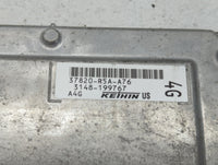 2012-2014 Honda Cr-V PCM Engine Control Computer ECU ECM PCU OEM P/N:37820-R5A-A75 Fits Fits 2012 2013 2014 OEM Used Auto Pa
