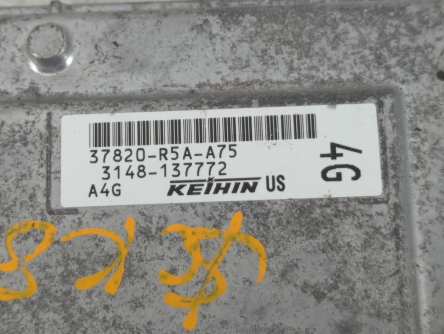 2012-2014 Honda Cr-V PCM Engine Control Computer ECU ECM PCU OEM P/N:37820-R5A-A75 Fits Fits 2012 2013 2014 OEM Used Auto Pa