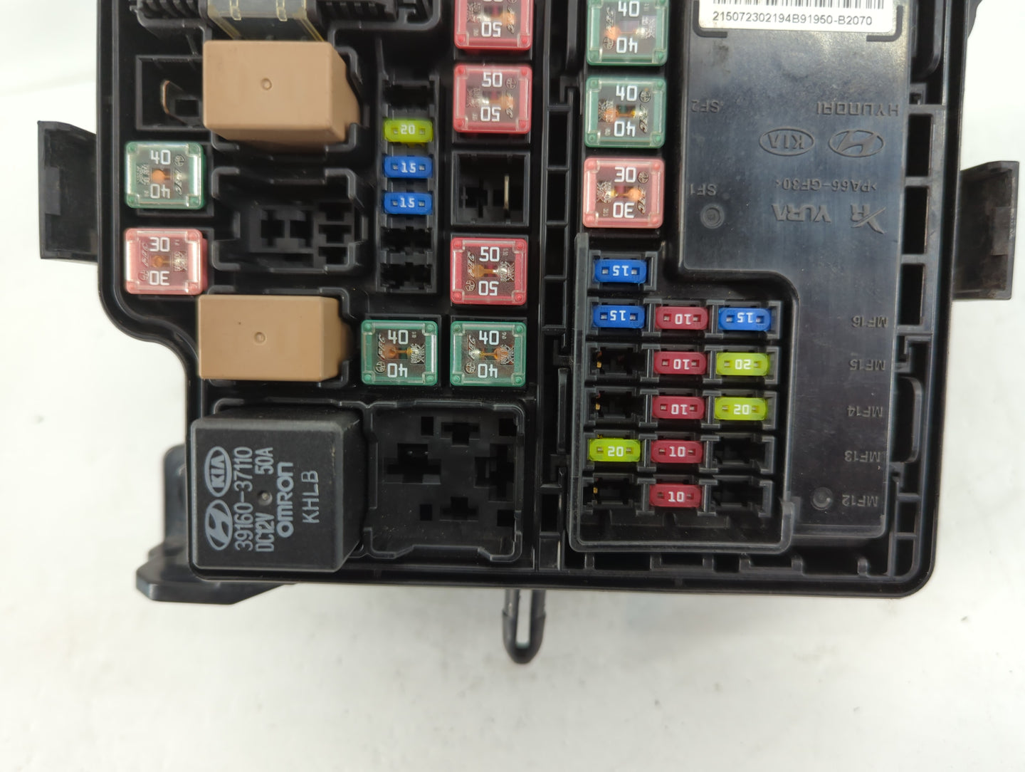 2012-2014 Honda Cr-V Fusebox Fuse Box Panel Relay Module P/N:PP-TD20 Fits Fits 2012 2013 2014 OEM Used Auto Parts - Oemuseda