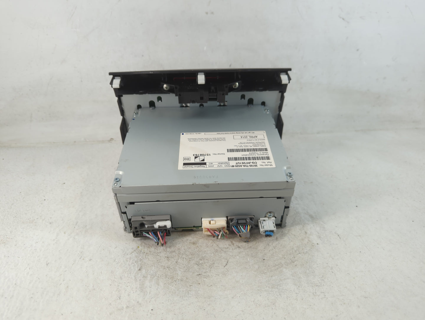 2012-2014 Honda Cr-V Radio AM FM Cd Player Receiver Replacement P/N:39100-T0A-A520-M1 Fits Fits 2012 2013 2014 OEM Used Auto