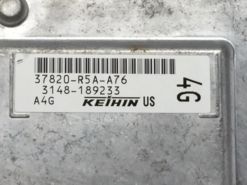 2014 Honda Cr-v PCM Engine Control Computer ECU ECM PCU OEM P/N:37820-R5A-A76 AT Fits Fits 2012 2013 OEM Used Auto Parts - O