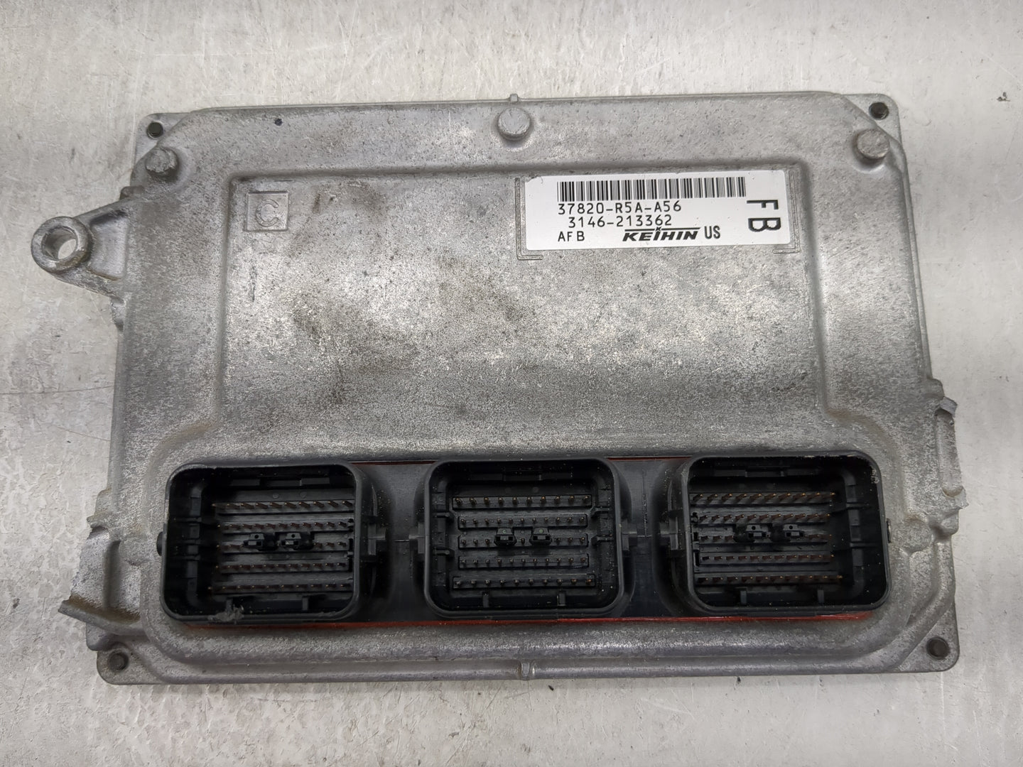 2014 Honda Crv PCM Engine Control Computer ECU ECM PCU OEM P/N:37820-R5A-A56 Fits Fits 2012 2013 OEM Used Auto Parts - Oemus