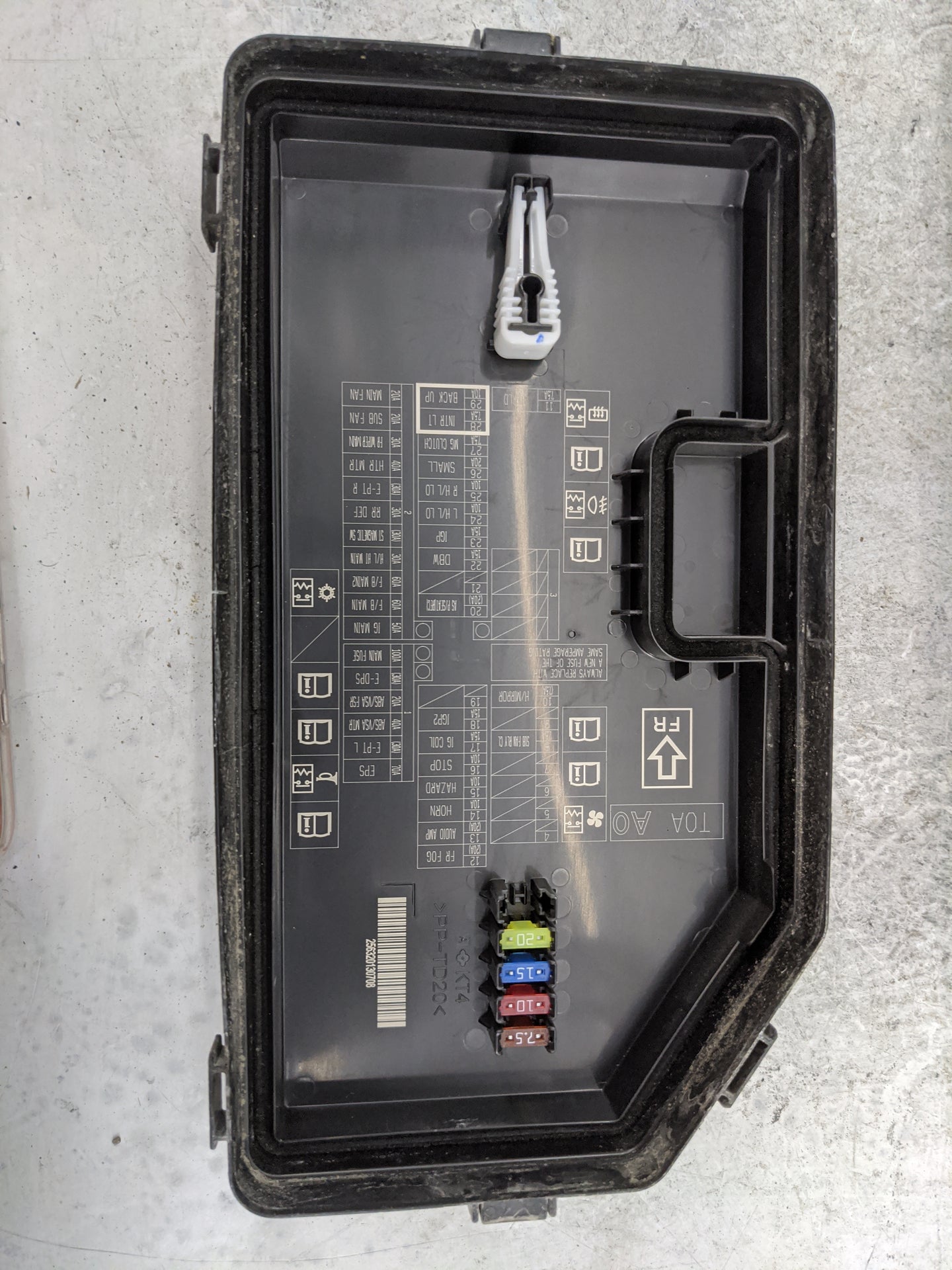 2014 Honda Crv Fusebox Fuse Box Panel Relay Module P/N:256320130708 Fits Fits 2012 2013 OEM Used Auto Parts - Oemusedautopar
