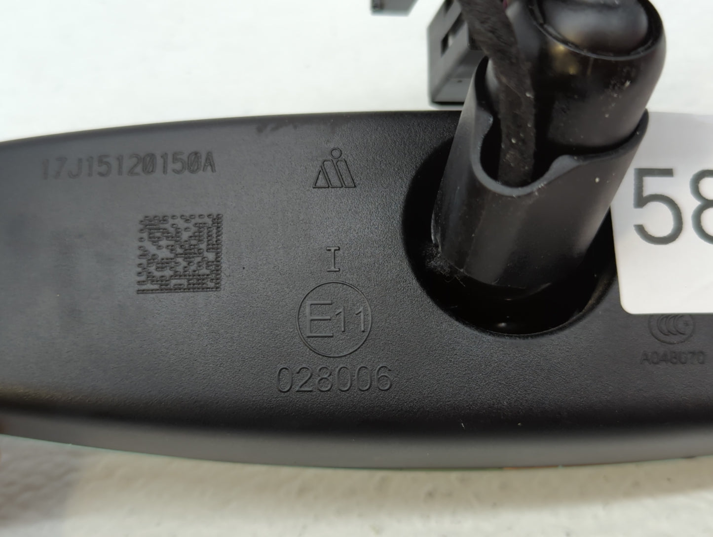 2009-2014 Honda Fit Interior Rear View Mirror Replacement OEM P/N:17J15120150A E11028006 Fits OEM Used Auto Parts - Oemuseda