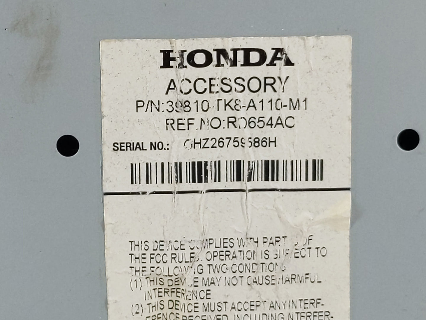 2014-2017 Honda Odyssey Information Display Screen - Oemusedautoparts1.com